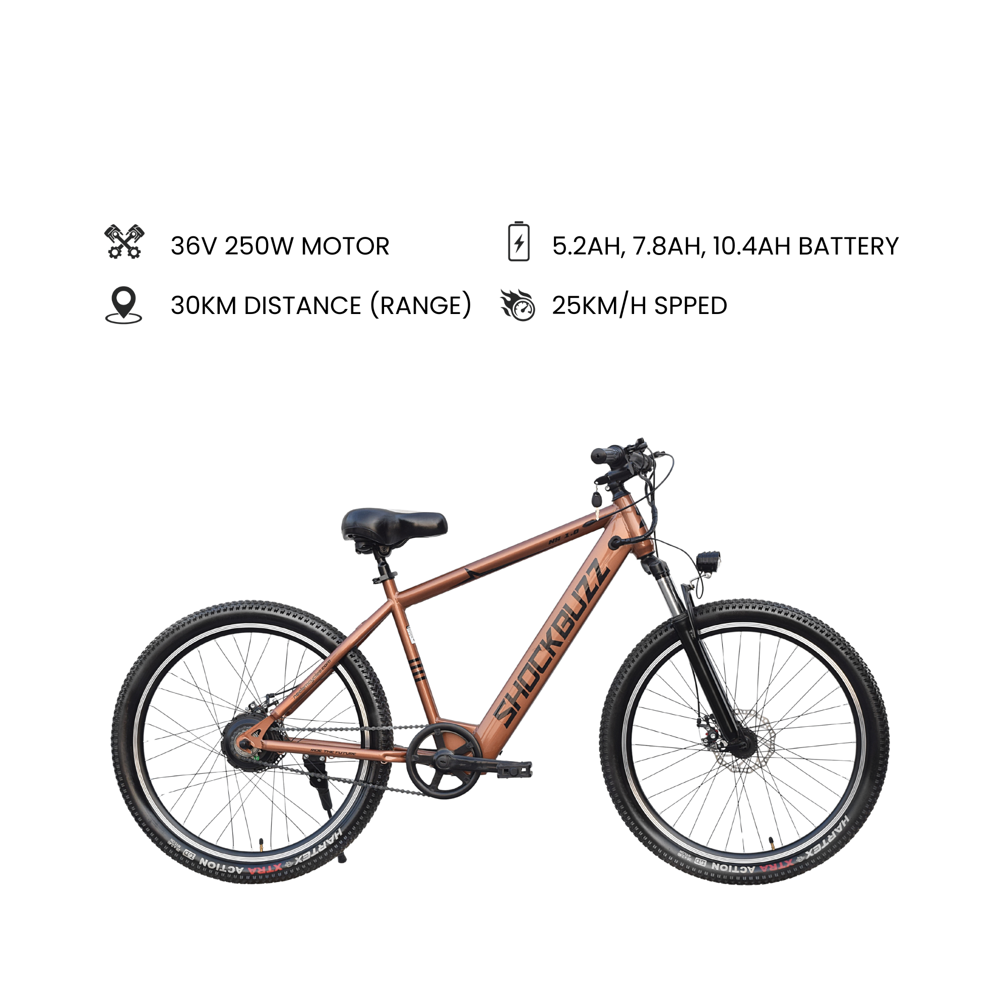 Neelam SHOCKBUZZ Static | 26T Electric Cycle - Image 3