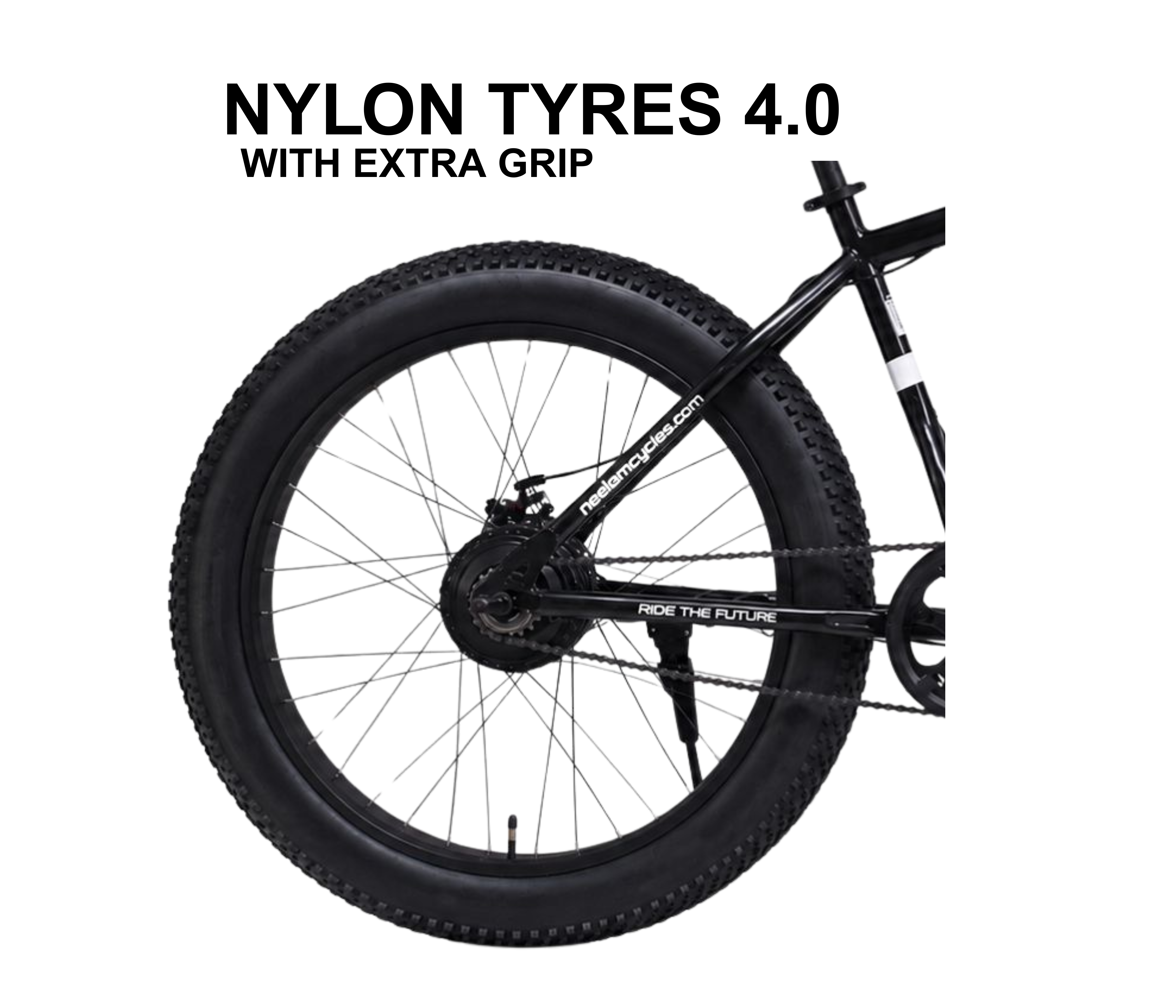 Neelam Fat Bike 4.0 Unisex Electric Bicycle 26T - Image 5